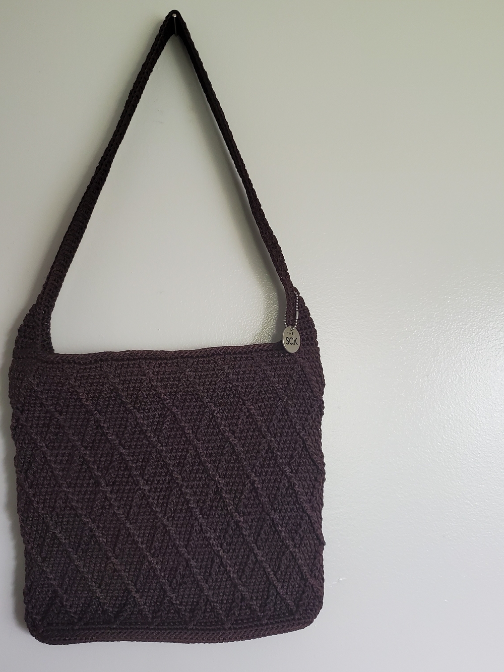 Handwoven Dark Brown Shoulder Bag